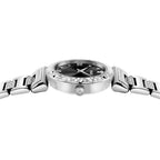 Versace Mini Vanity 27mm Black Dial Ladies Dress Watch