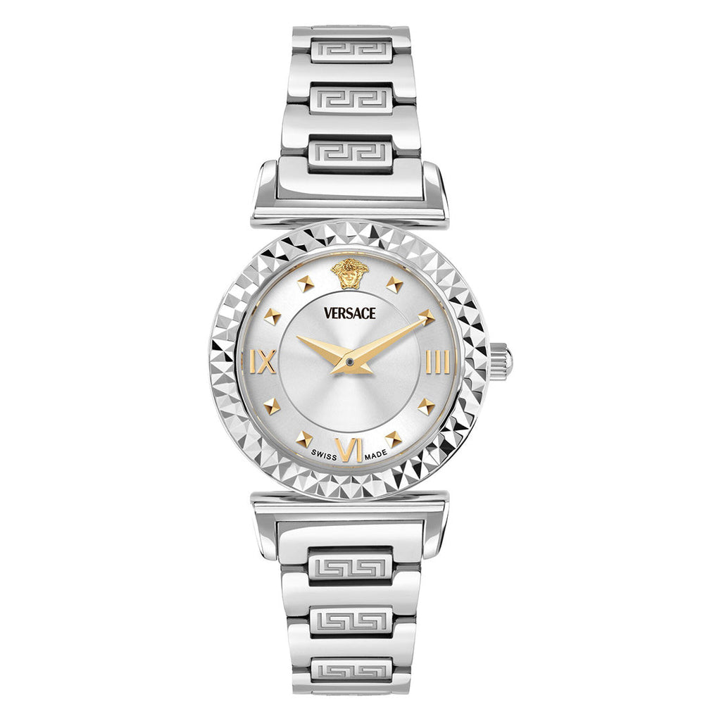 Versace Mini Vanity 27mm Silver Dial Ladies Dress Watch