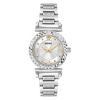Versace Mini Vanity Ladies Watch 27mm Silver Dial Steel Bracelet