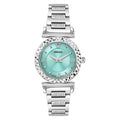 Versace Mini Vanity Ladies Watch 27mm Blue Dial Steel Bracelet