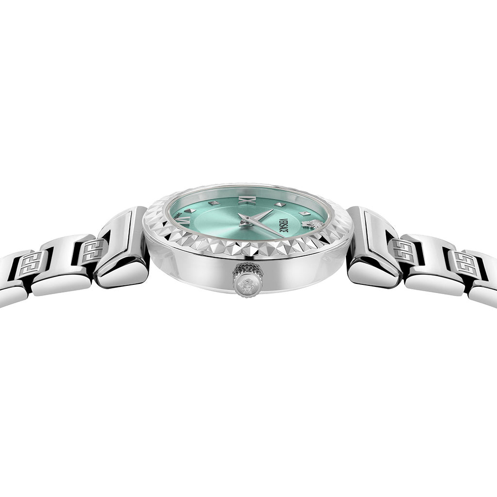 Versace Mini Vanity 27mm Blue Dial Ladies Dress Watch
