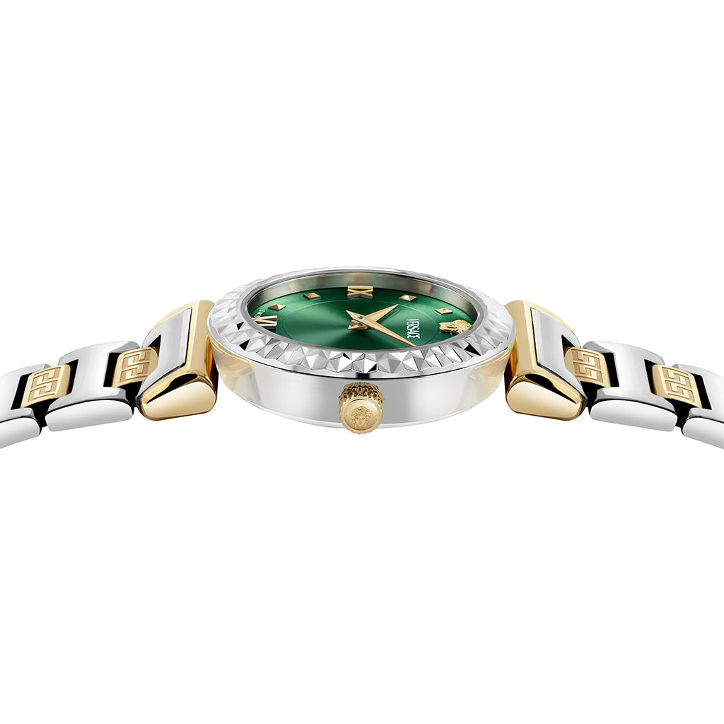 Versace Mini Vanity 27mm Green Dial Ladies Dress Watch