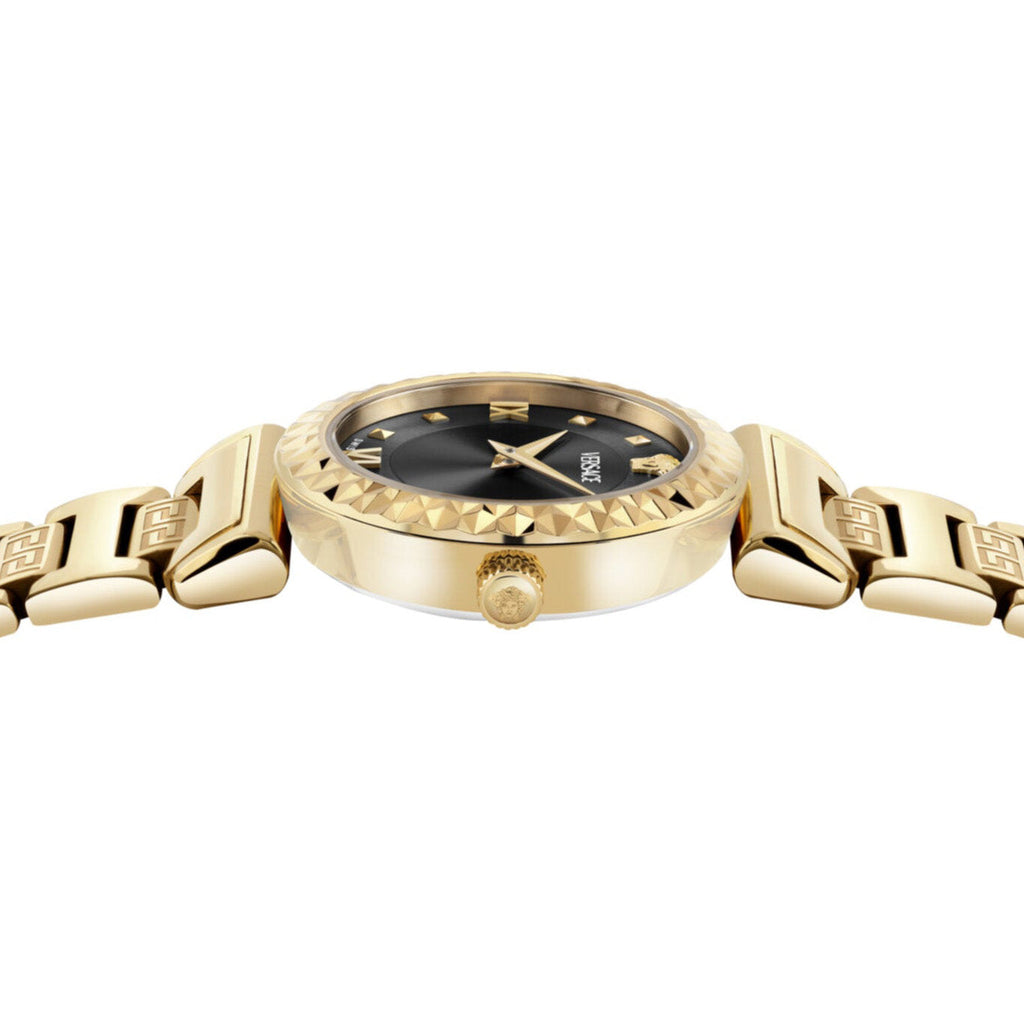 Versace Mini Vanity 27mm Black Gold Ladies’ Dress Watch