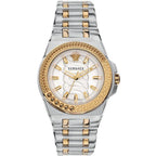 Versace Chain Reaction Unisex White Silver Watch