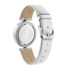 Versace Eon Restyling 33.5mm Ladies Silver Leather Watch