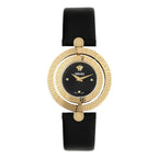 Versace Eon Restyling 33.5mm Ladies Black Leather Watch