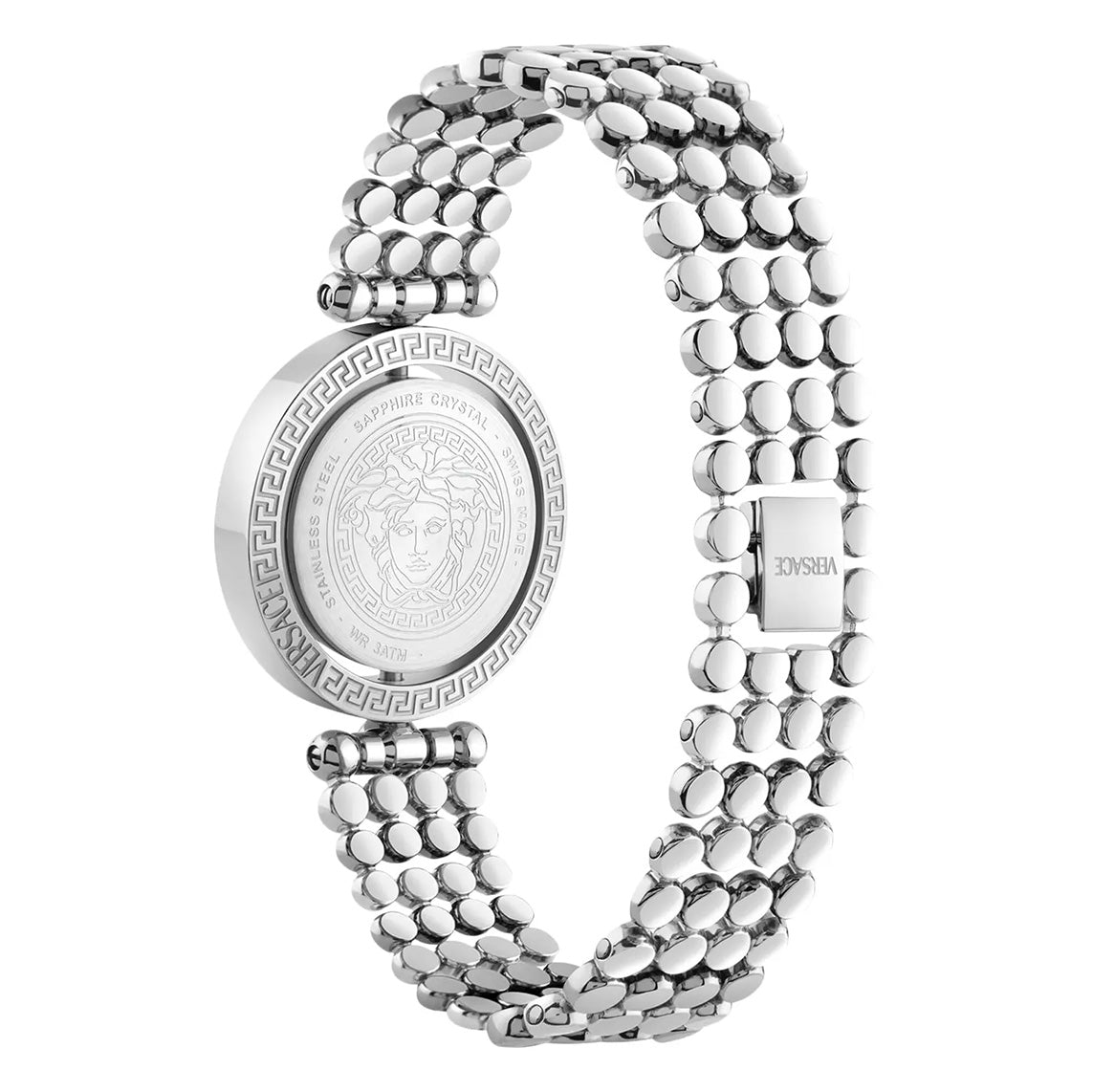 Versace Eon Restyling 33.5mm Ladies Silver Bracelet Watch