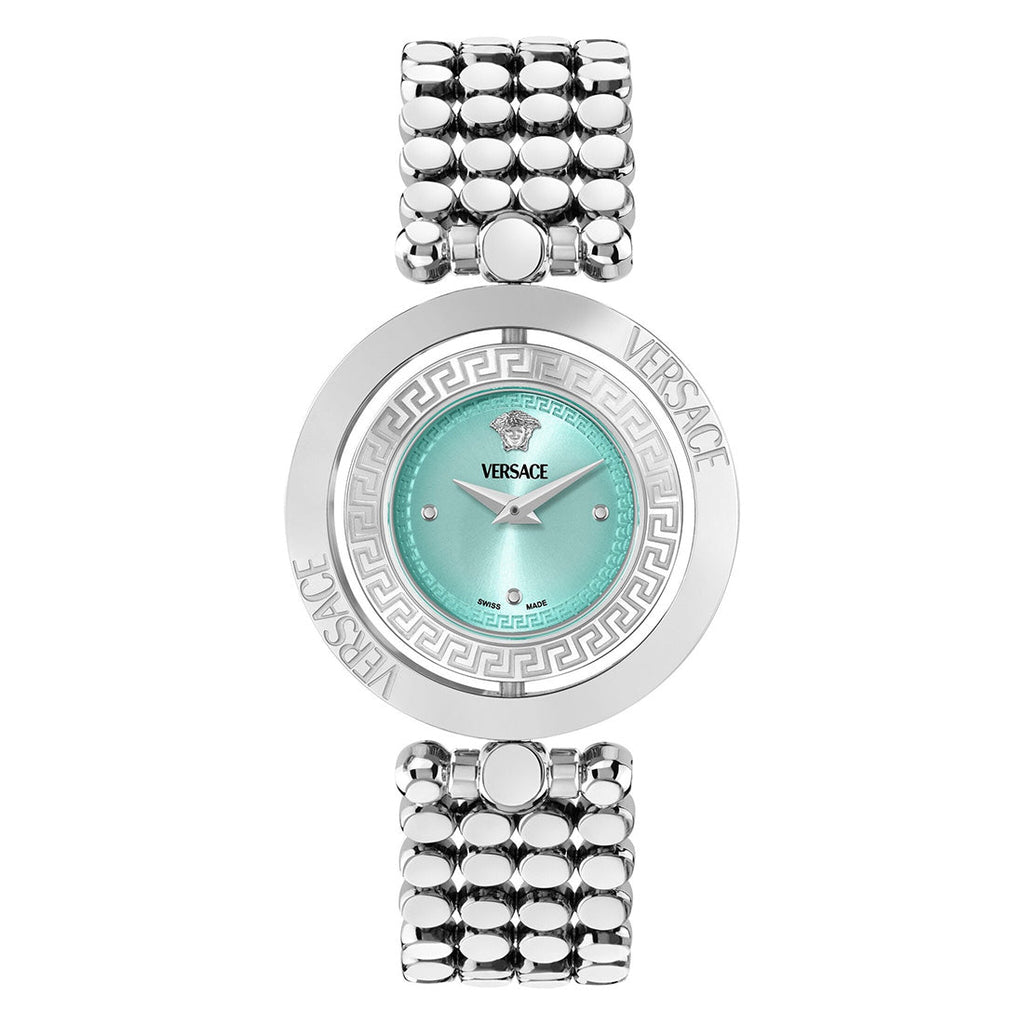Versace Eon Restyling 33.5mm Ladies Blue Dial Bracelet Watch