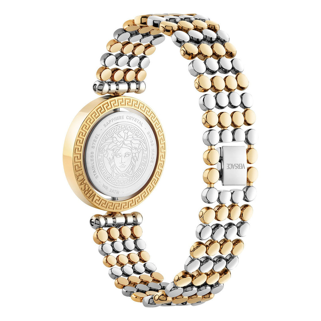 Versace Eon Restyling 33.5mm Ladies Green Dial Two-Tone Watch