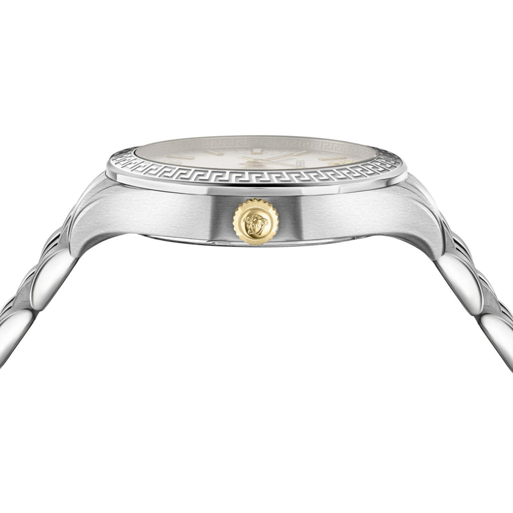 Versace Hellenyium 36mm Stainless Steel White Dial Ladies' Watch