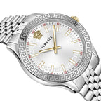 Versace Hellenyium 36mm Stainless Steel White Dial Ladies' Watch