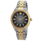 Versace Hellenyum Ladies' Grey Gold Quartz Watch