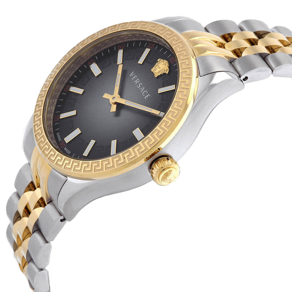 Versace Hellenyum Ladies' Grey Gold Quartz Watch