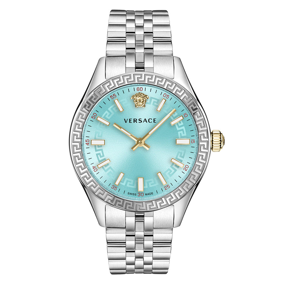 Versace Hellenyium 36mm Turquoise Dial Ladies' Dress Watch