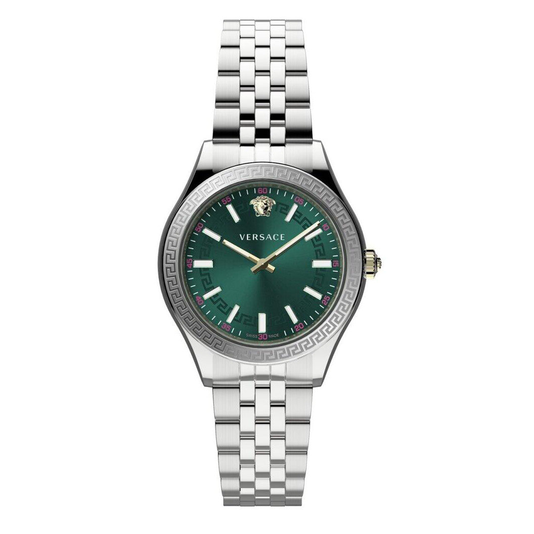 Versace Hellenyium 36mm Stainless Steel Green Dial Ladies' Watch