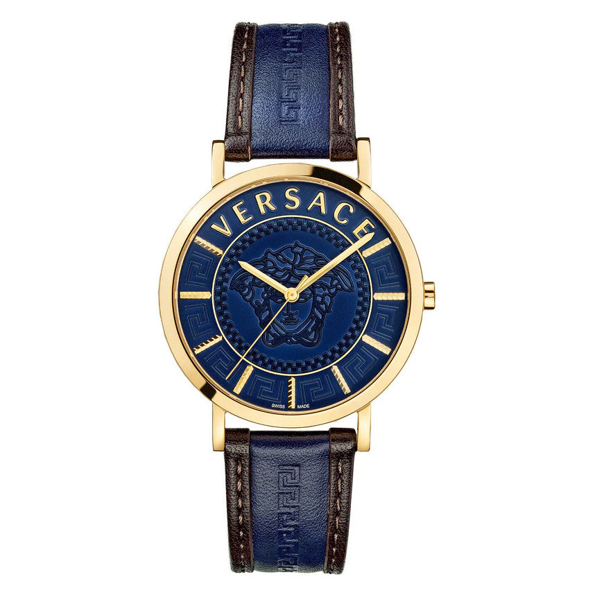 Versace Men's Watch V-Essential Blue