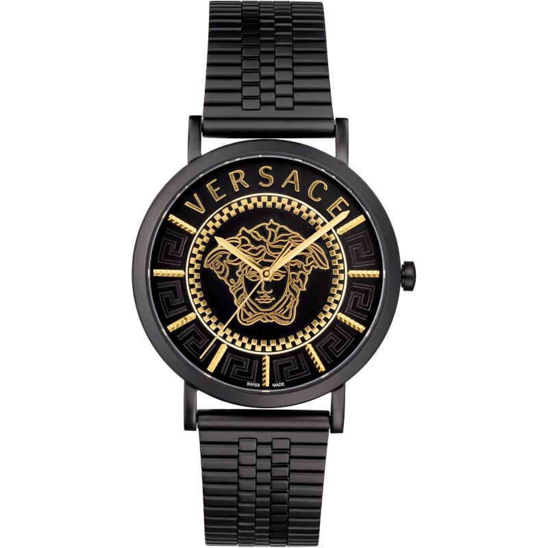 Versace Men's Watch V-Essential Black Bracelet