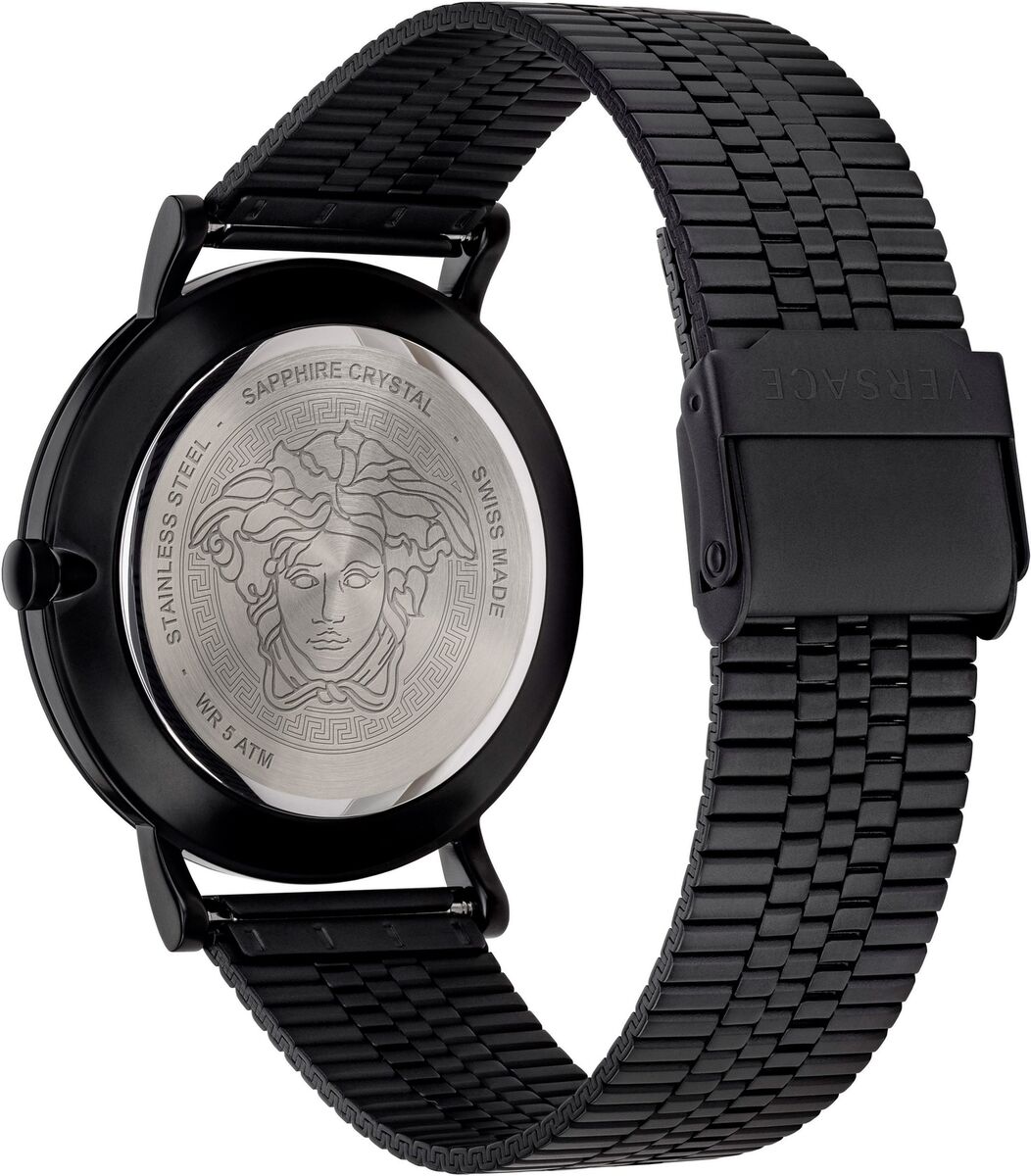 Versace Men's Watch V-Essential Black Bracelet