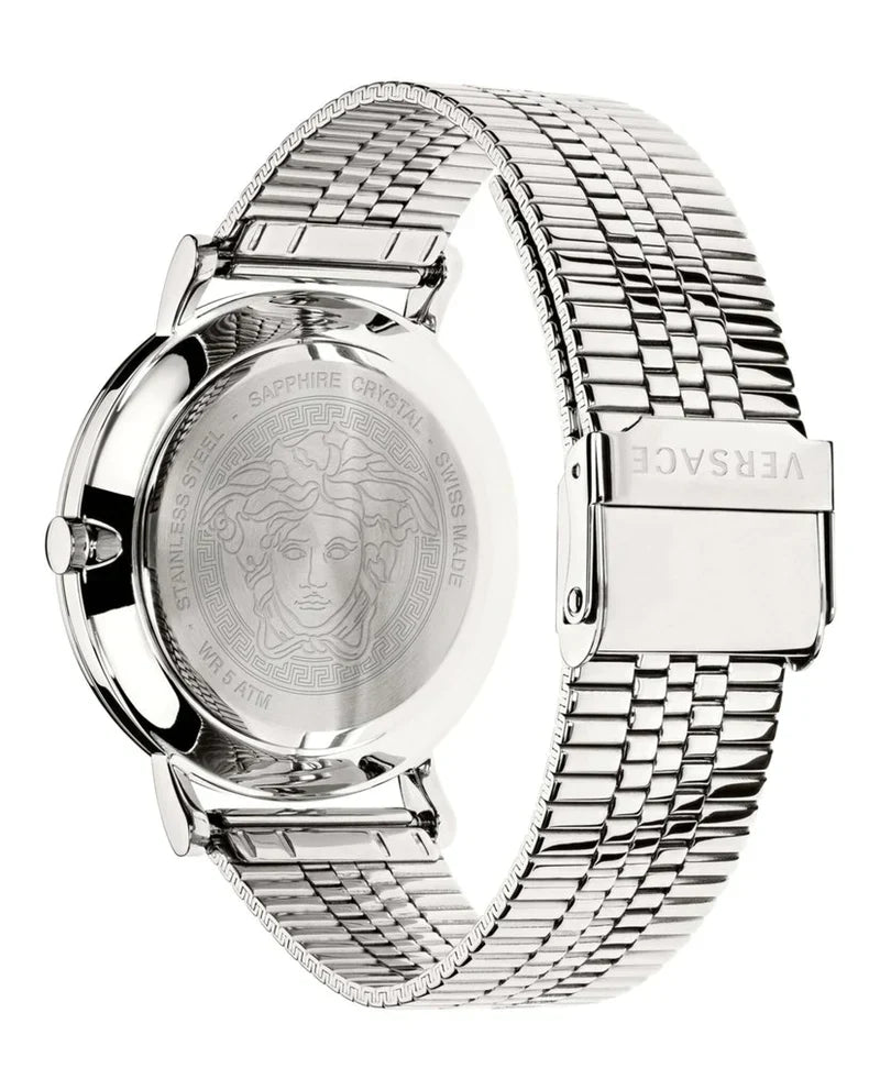 Versace Men's Watch V-Essential Blue Bracelet