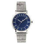 Versace Men's Watch V-Essential Blue Bracelet
