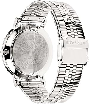 Versace Men's Watch V-Essential Green Bracelet