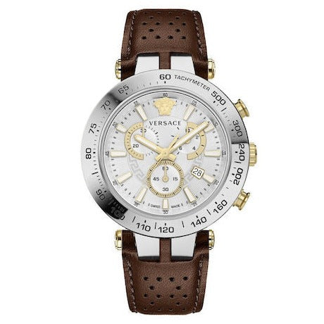 Versace Men's Watch Bold Chrono 46mm White