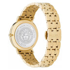 Versace V-Eternal Ladies' Gold Dial Quartz Watch