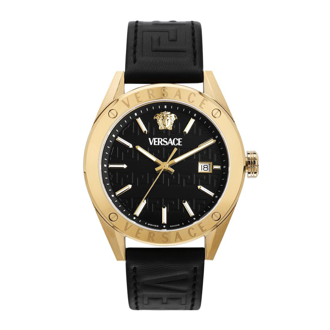 Versace Athletics 41mm Classic Black Dial Men’s Watch