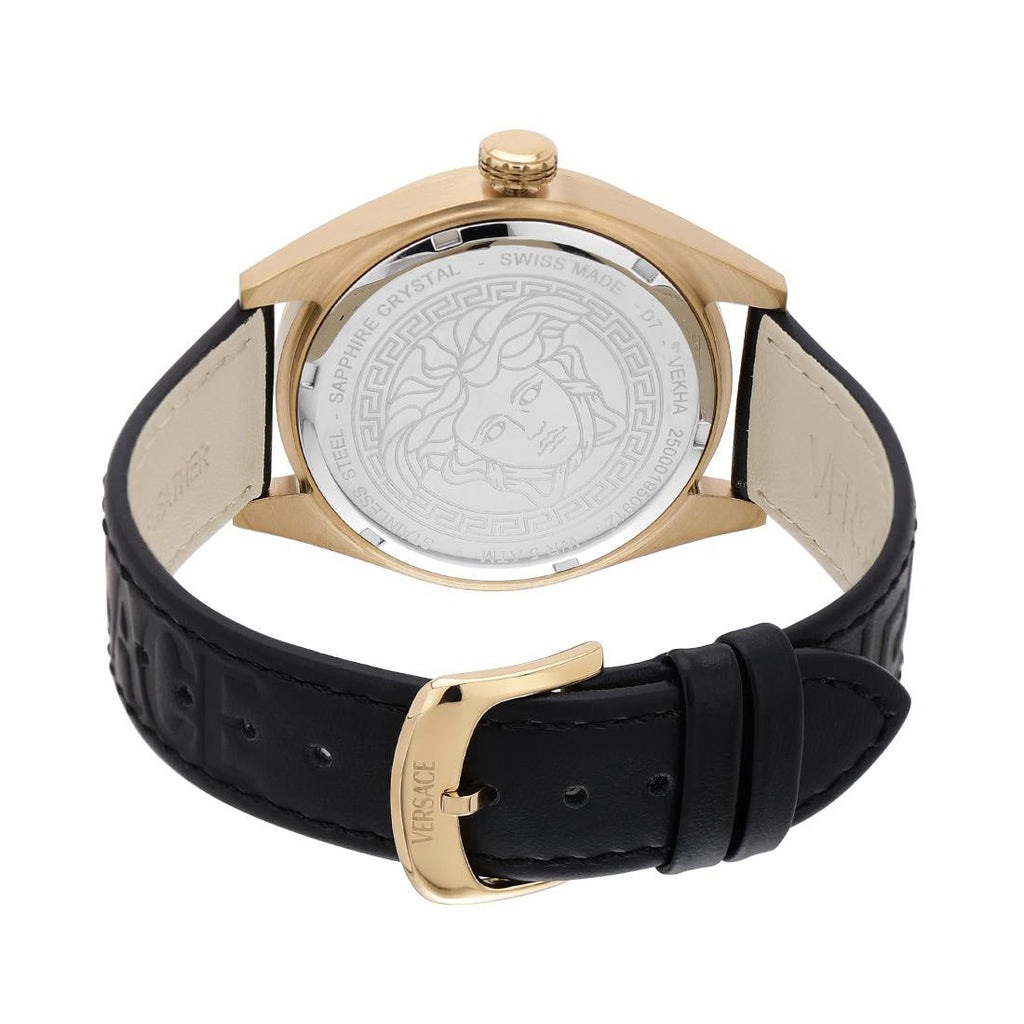 Versace Athletics 41mm Black Gold Men’s Dress Watch