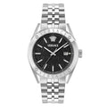 Versace Athletics 41mm Black Dial Stainless Steel Men's Watch