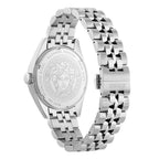 Versace Athletics Men's Watch 41mm Black Dial Steel Bracelet