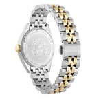 Versace Athletics 41mm Green Dial Two-Tone Men's Watch