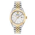 Versace Athletics 41mm Silver Dial Two-Tone Men's Watch
