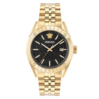 Versace Athletics 41mm Black Dial Gold Men's Watch