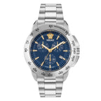 Versace V-Sport 44mm Men's Blue Dial Chronograph Watch