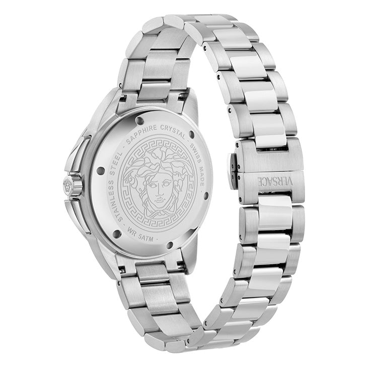 Versace V-Sport 44mm Men's Blue Dial Chronograph Watch