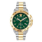 Versace V-Sport 44mm Green Gold Men’s Chronograph Watch