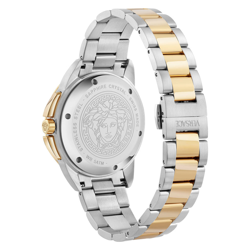 Versace V-Sport 44mm Chronograph Green Gold Men’s Watch