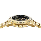 Versace V-Sport 44mm Black Gold Men’s Chronograph Watch