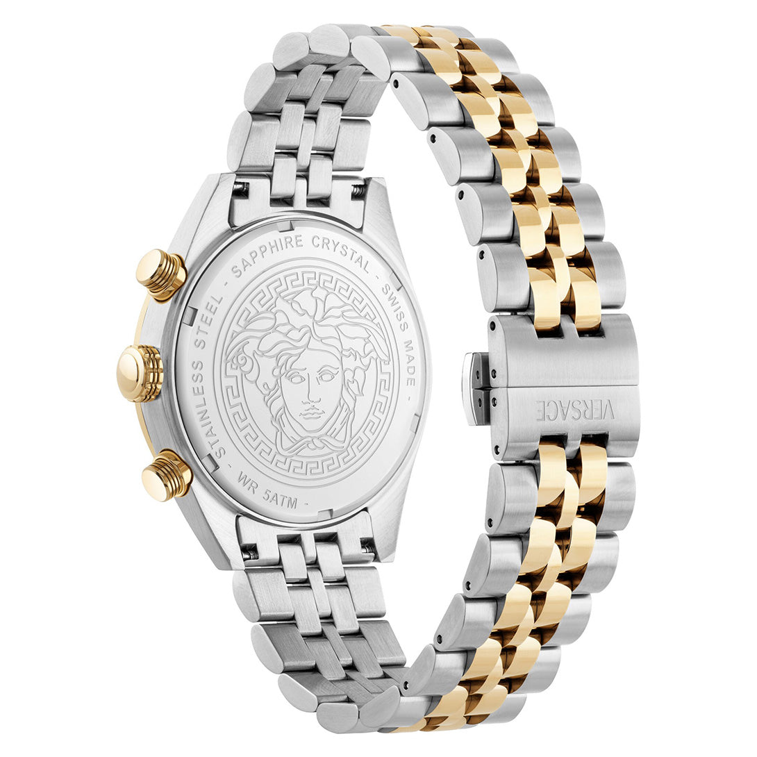 Versace Athletics 44mm Men's Green Dial Chronograph Watch