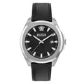 Versace Luxury 42mm Black Silver Men’s Classic Watch