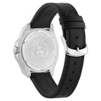 Versace Luxury 42mm Black Silver Men’s Dress Watch