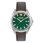 Versace Luxury 42mm Green Brown Men’s Dress Watch