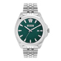 Versace Luxury 42mm Classic Green Silver Men’s Watch