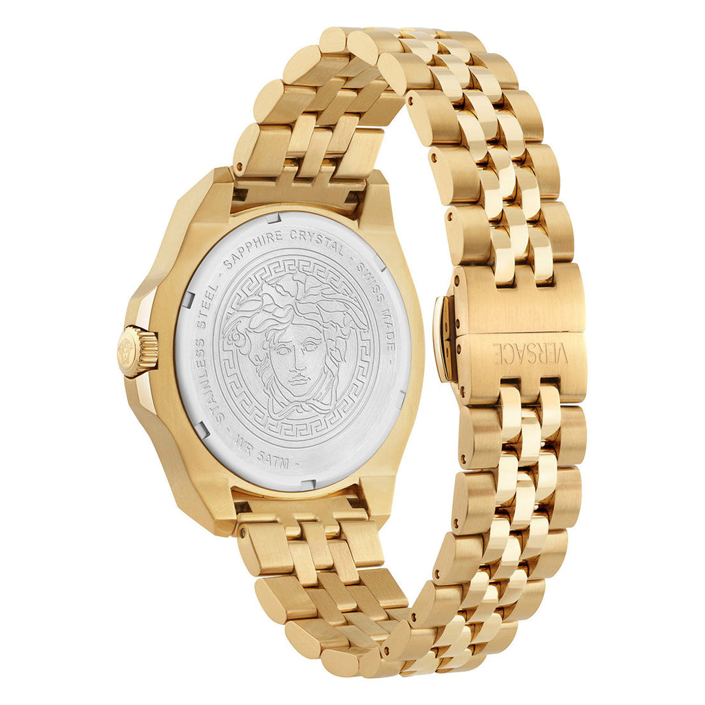 Versace Luxury 42mm Classic White Gold Men’s Watch