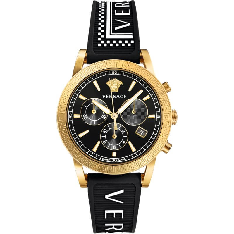 Versace Sports Tech Chronograph Gold Black