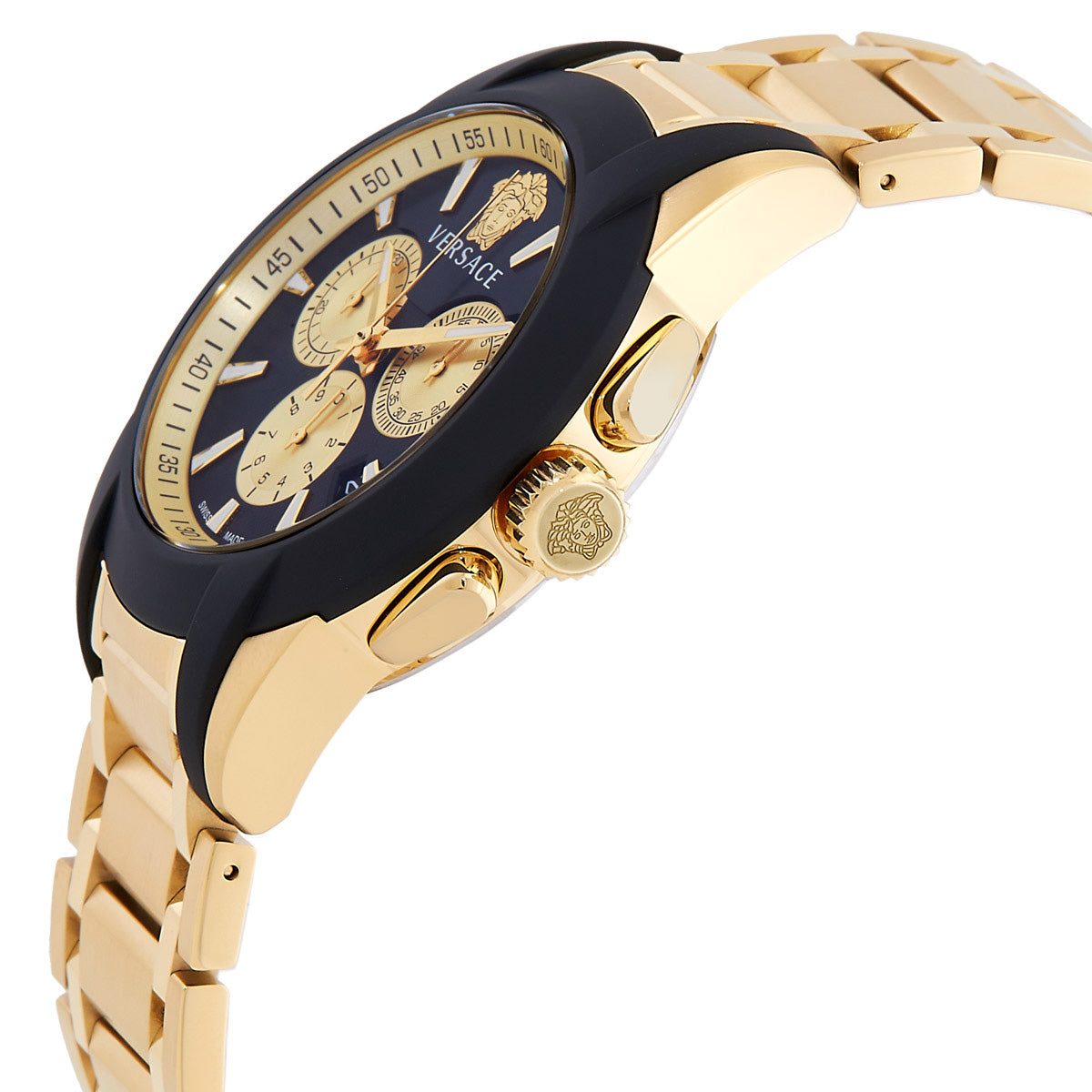 Versace Character 42mm Stainless Steel Black Dial Men’s Watch