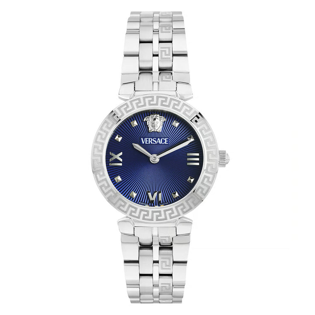 Versace Daphnis 32mm Blue Silver Ladies’ Dress Watch