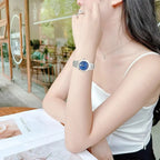 Versace Daphnis 32mm Blue Silver Ladies’ Dress Watch