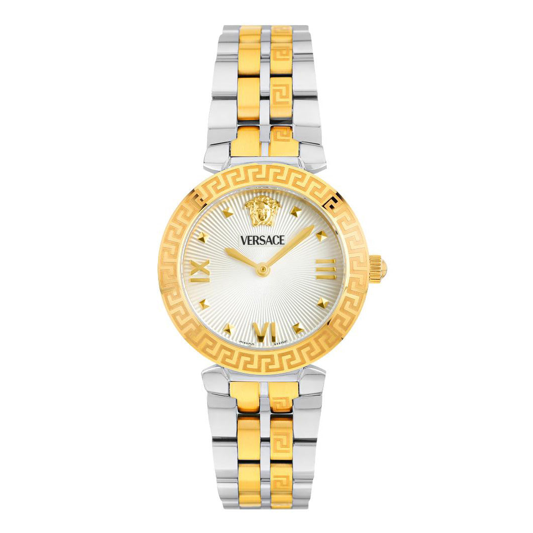 Versace Daphnis 32mm Classic White Two-Tone Ladies’ Watch
